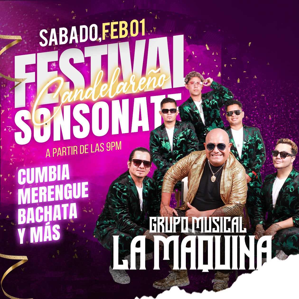 Festival Candelareño con la Maquina en Sonsonate 