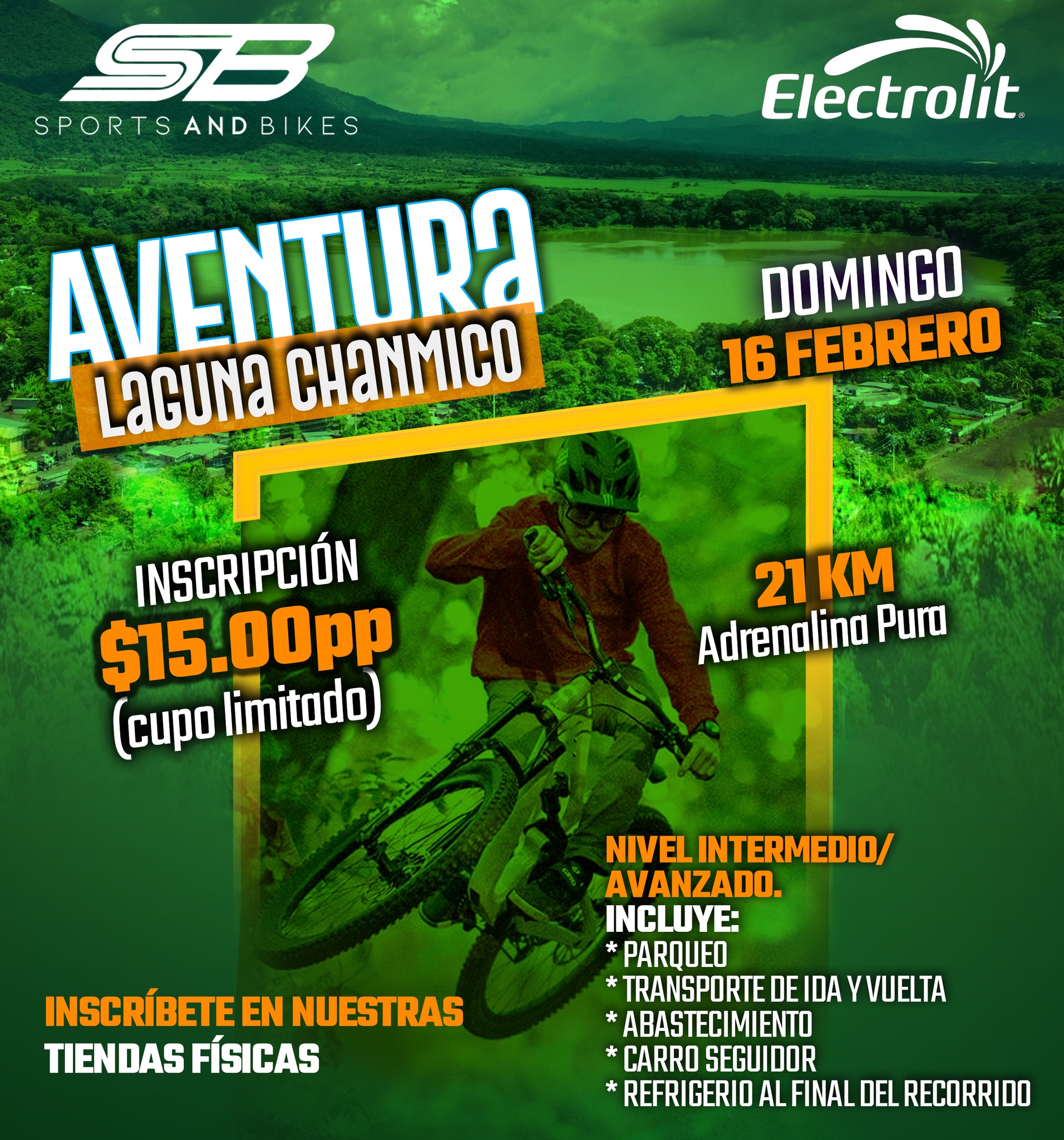 AVENTURA BIKER EN LAGUNA CHANMICO