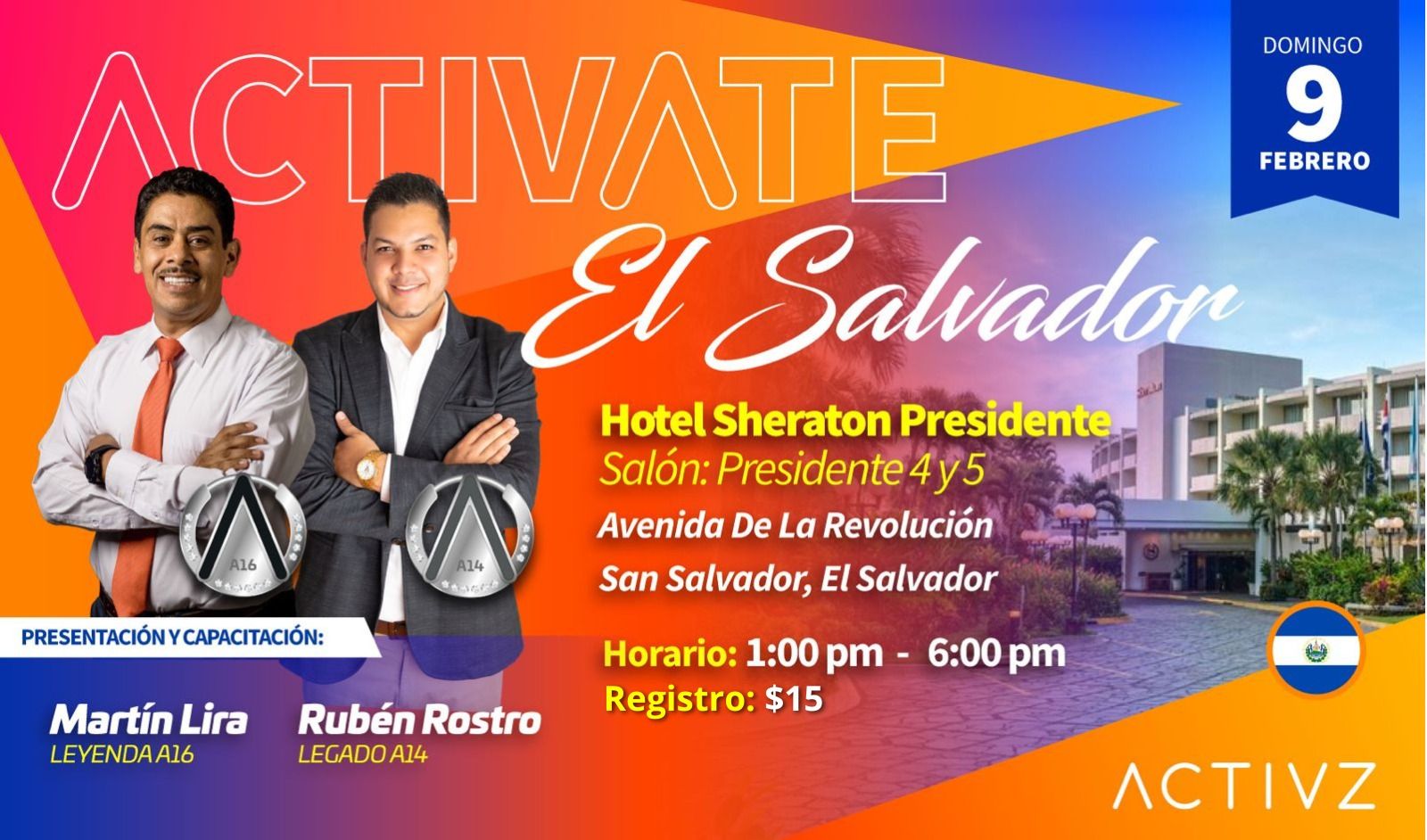 Conferencia Actívate en El Salvador 