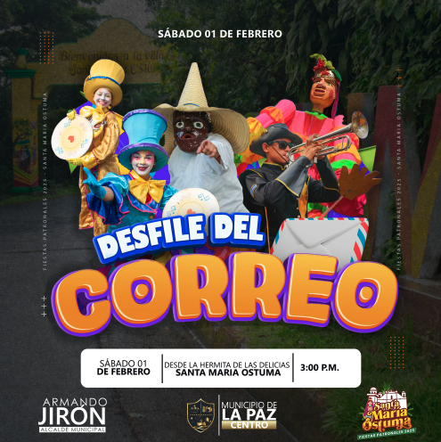 Desfile del Correo en Santa María Ostuma