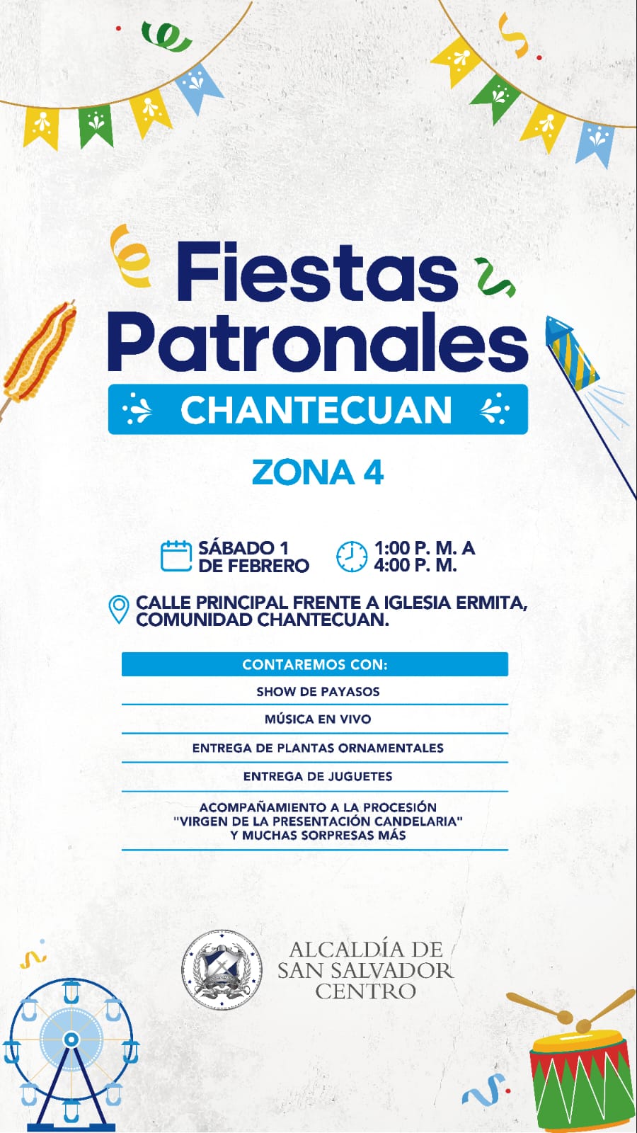 Inicio de Fiestas Patronales en Chantecuan 