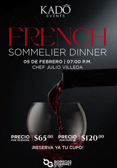 Especial Cena de Sommelier Francés 