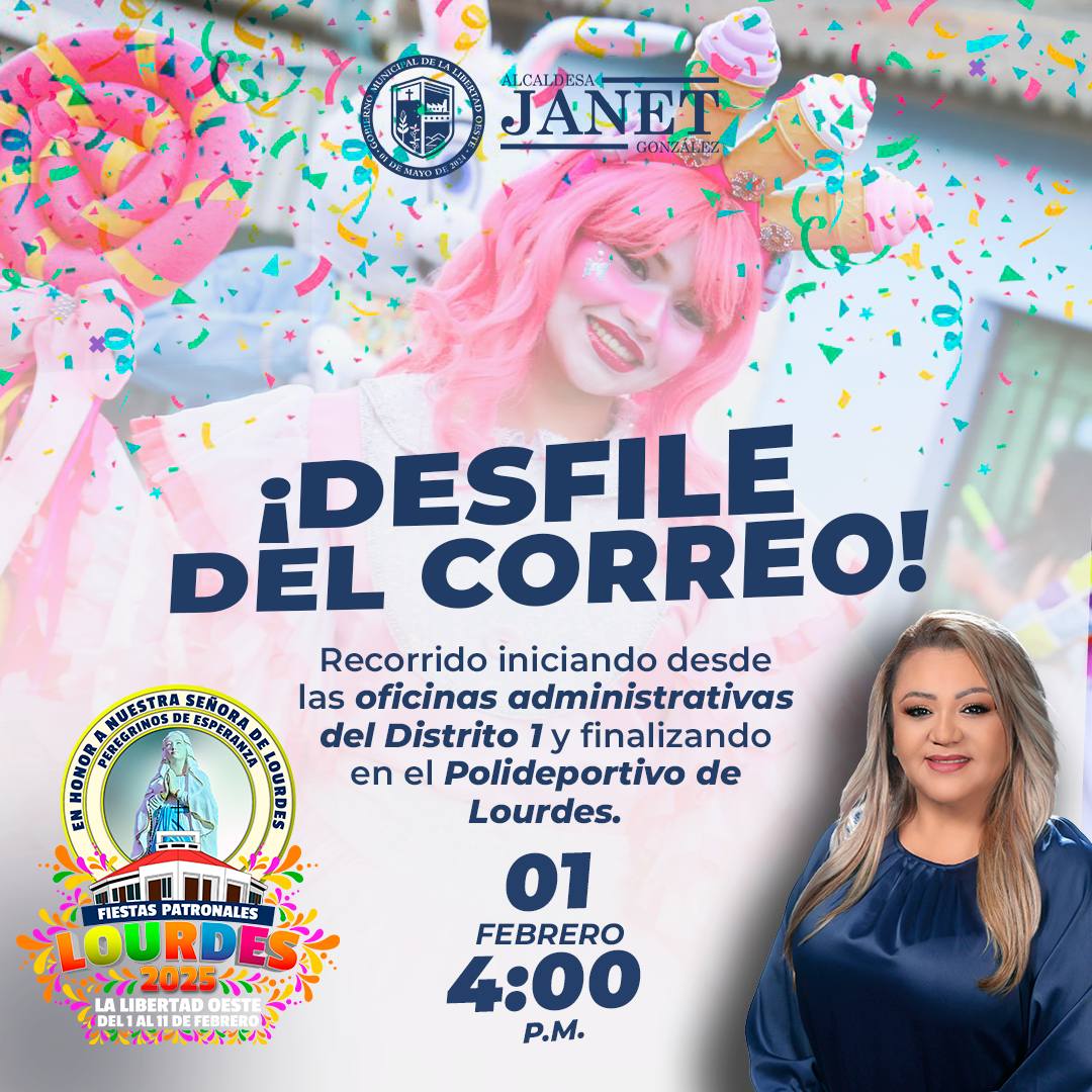 DESFILE DE CORREO DE LOURDES