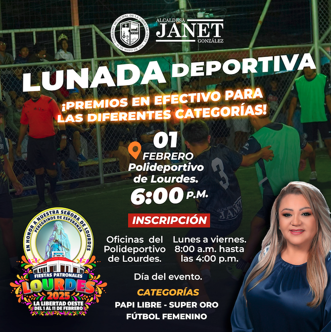 LUNADA DEPORTIVA EN LOURDES
