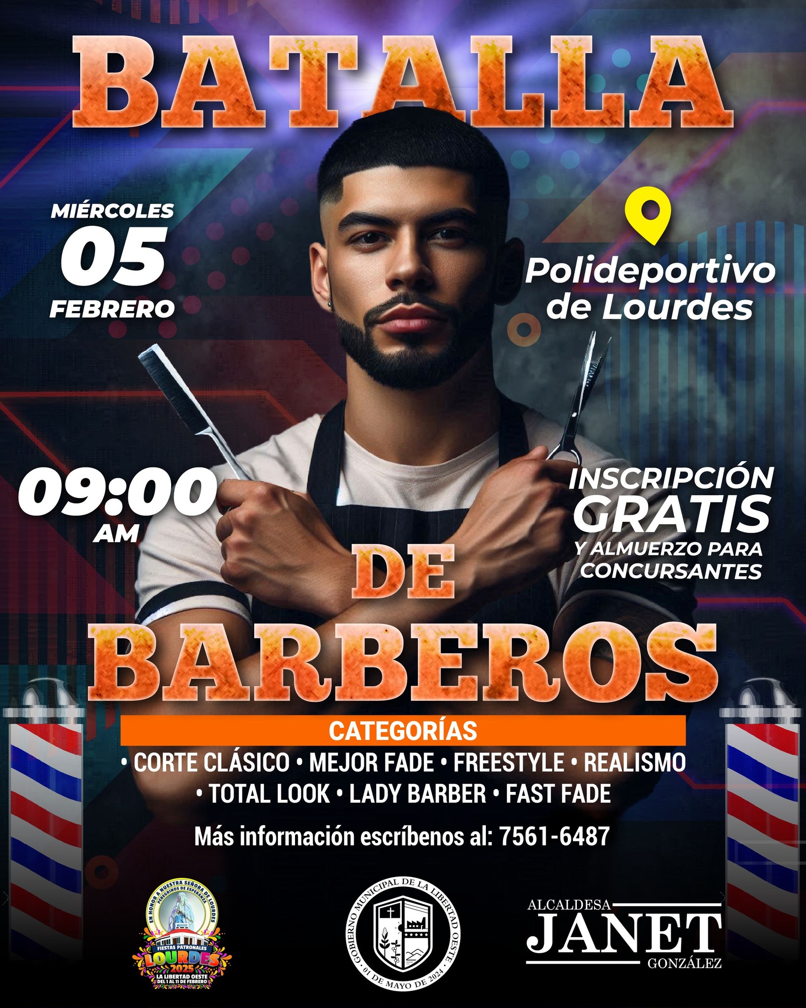 Batalla de Barberos en Lourdes 