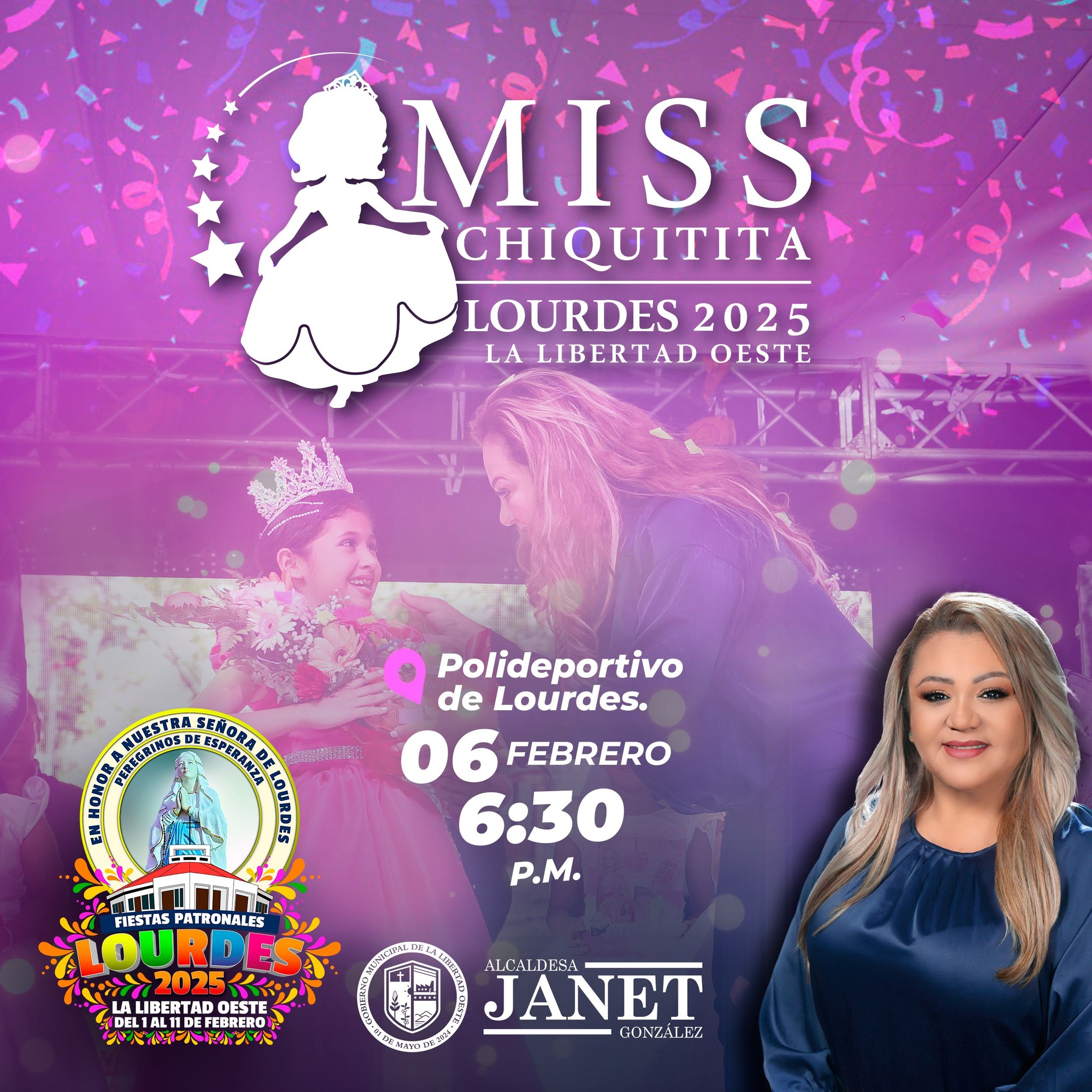 Miss Chiquitita en Lourdes 