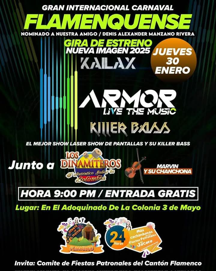 GRAN INTERNACIONAL CARNAVAL FLAMENQUENSE DE Cantón Flamenco