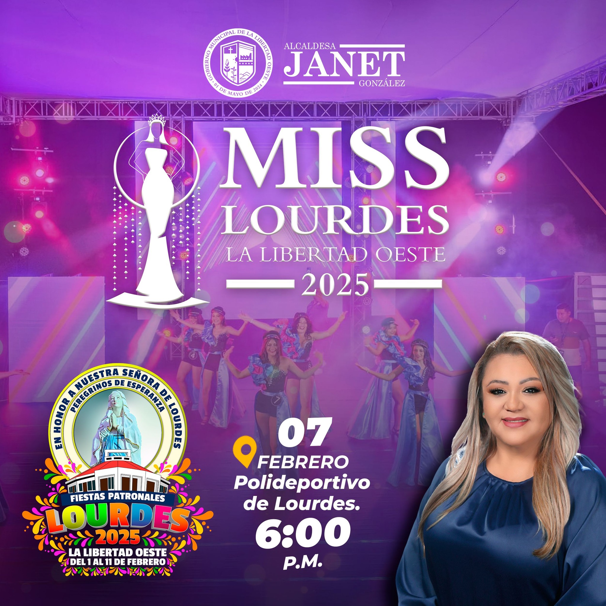 Miss Lourdes La Libertad Oeste 2025