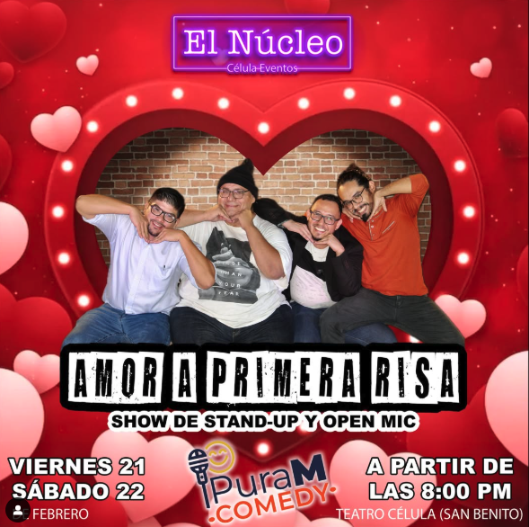 STAND UP DE COMEDIA ¨AMOR A PRIMERA RISA¨