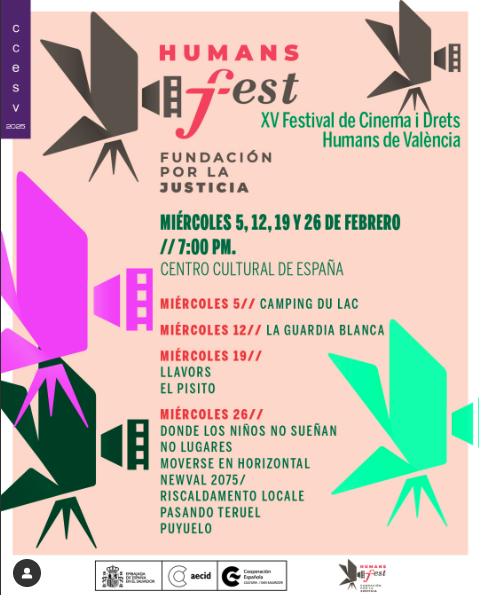 XV Festival de Cinema i Drets Humans de Valencia