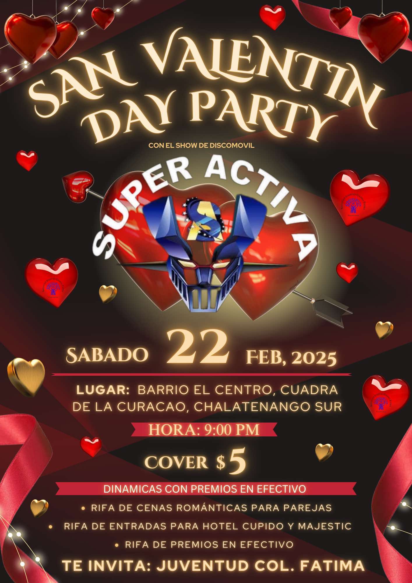Fiesta de Día de San Valentin 