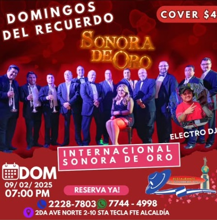 DOMINGOS DEL RECUERDO CON LA SONORA DE ORO