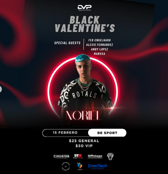 Concierto de Noriel en El Salvador 2025