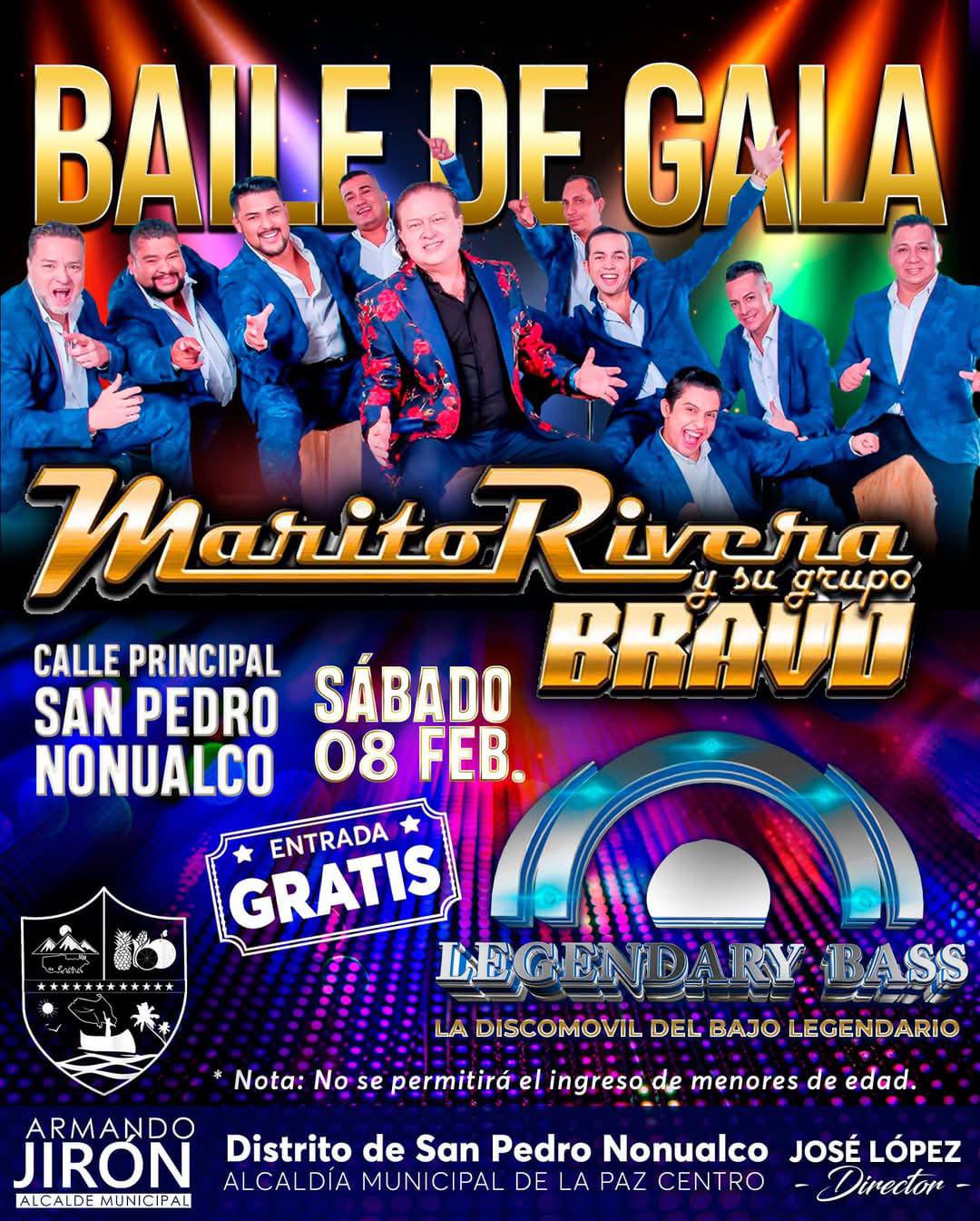 Gran Baile de Gala en San Pedro Nonualco 