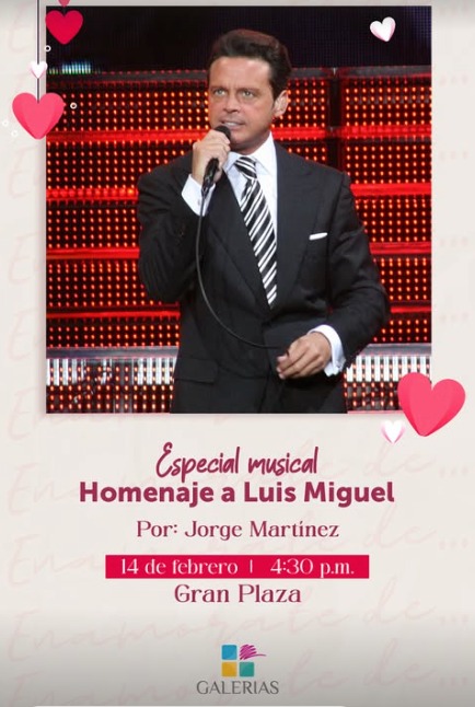 Homenaje a Luis Miguel en Galerias 