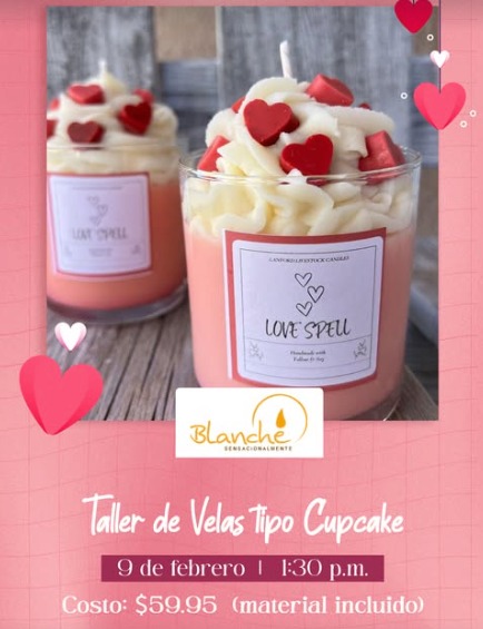Taller de Velas Tipo Cupcake