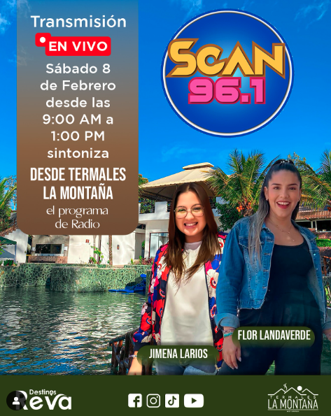 ¡Sintoniza en VIVO desde Termales La Montaña!