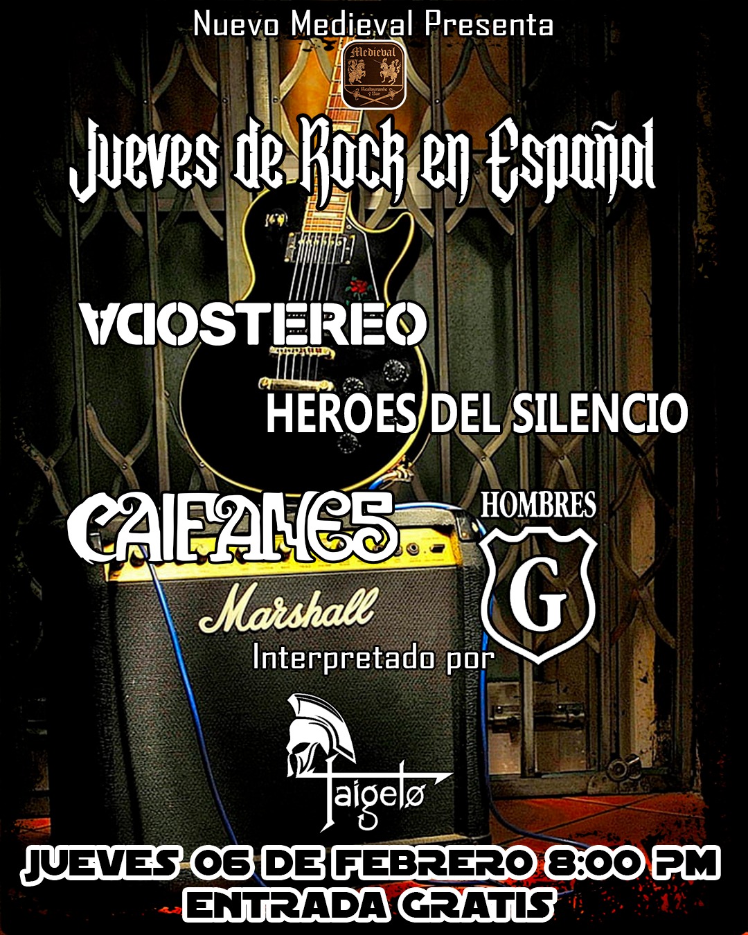  ¡Jueves de Rock en Español en Medieval! 