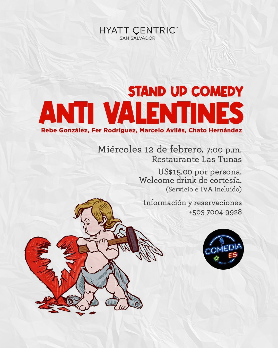 STAND UP COMEDY ANTI VALENTINES