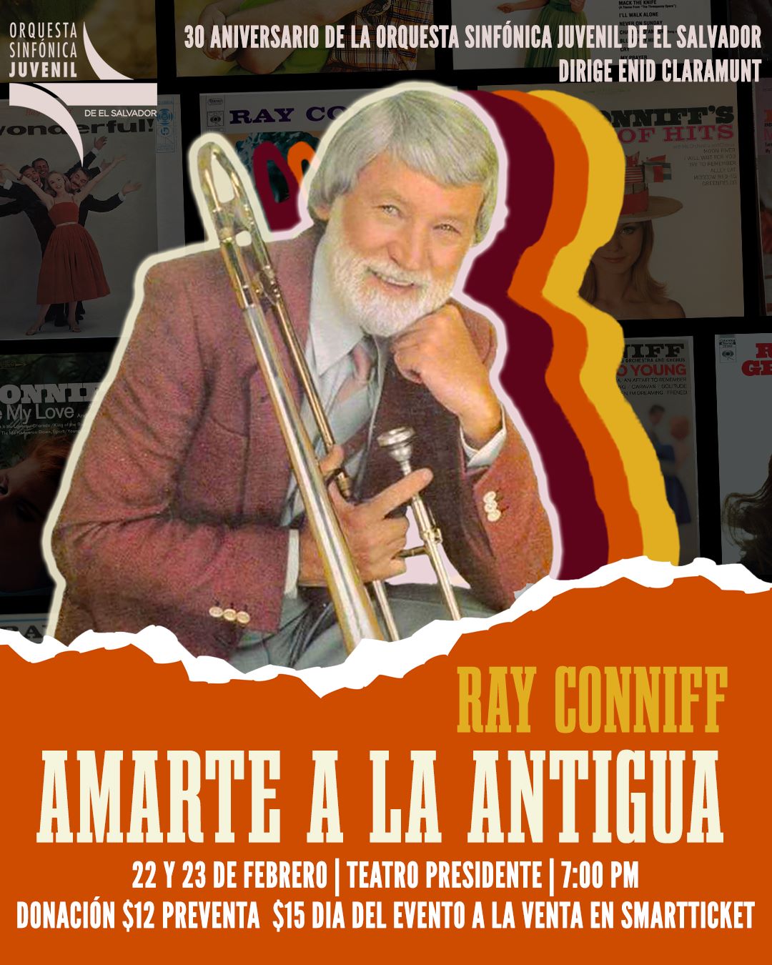 Concierto De Ray Conniff - Amarte a la Antigua En El Salvador 2025