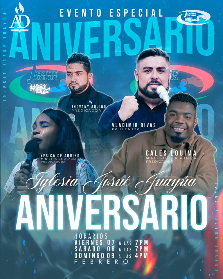 Aniversario de Iglesia Cristiana Josue Juayúa 