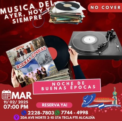 NOCHE DE BUENAS ÉPOCAS