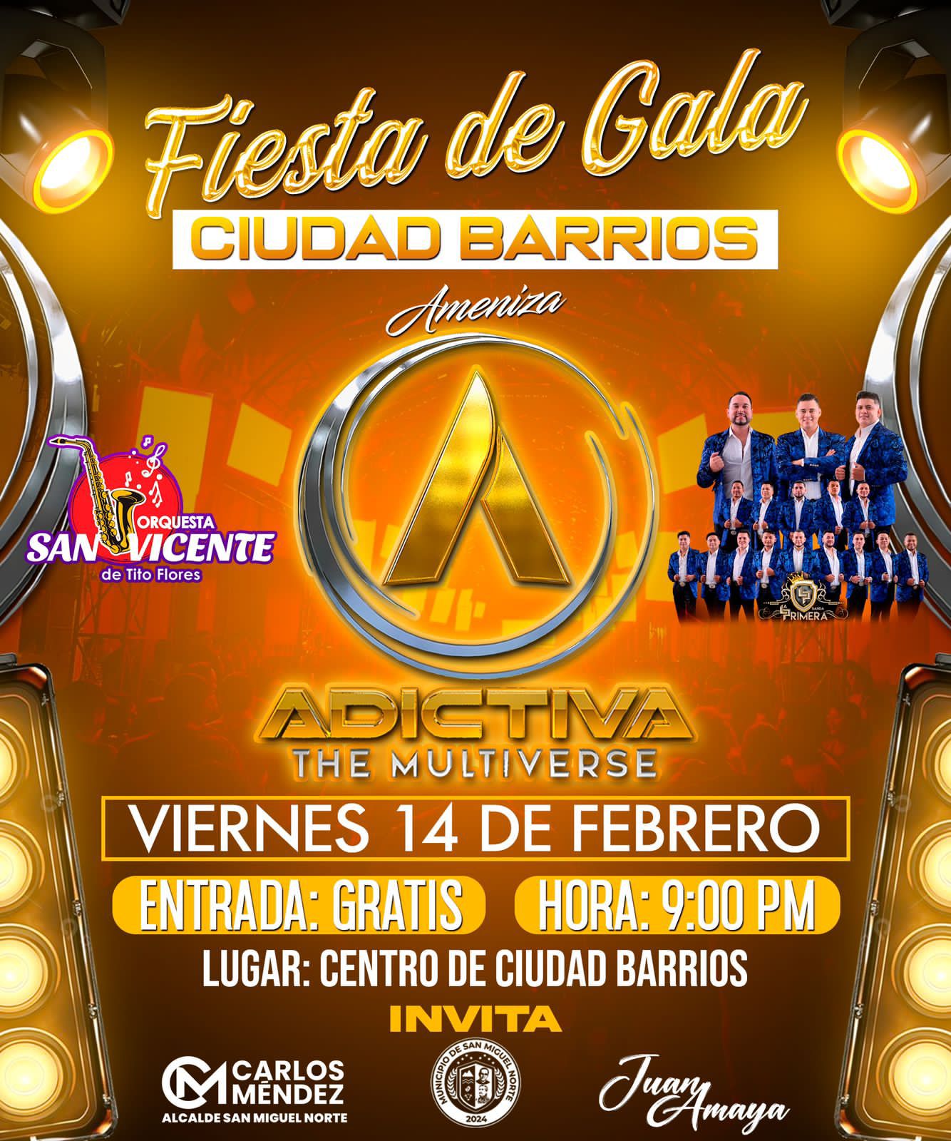 Fiesta de Gala en Ciudad Barrios