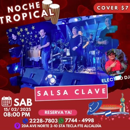NOCHE TROPICAL CON SALSA CLAVE