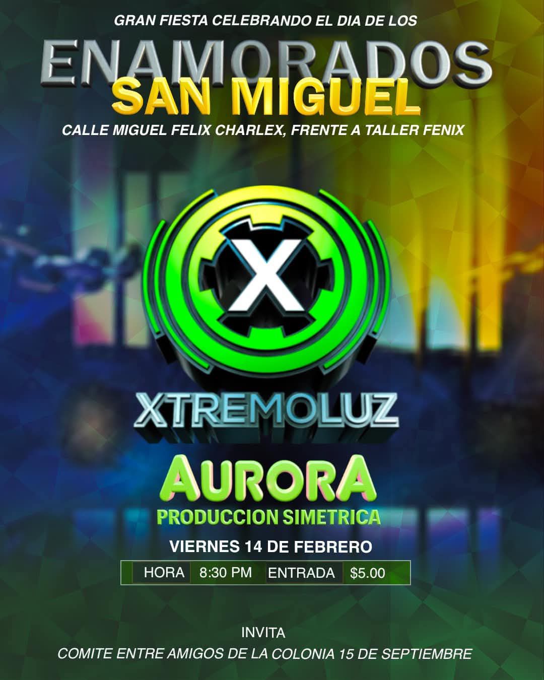 Gran celebración de día de los enamorados en San Miguel 