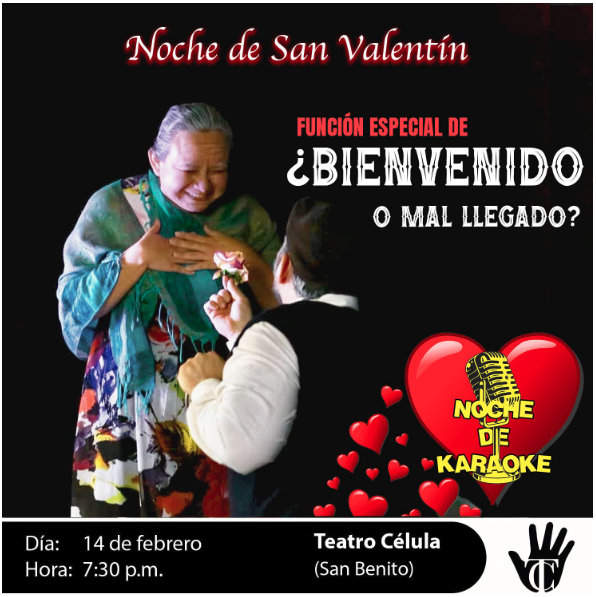 🎭 ¡Teatro ykaraoke en la noche de San Valentín! 👵🏻