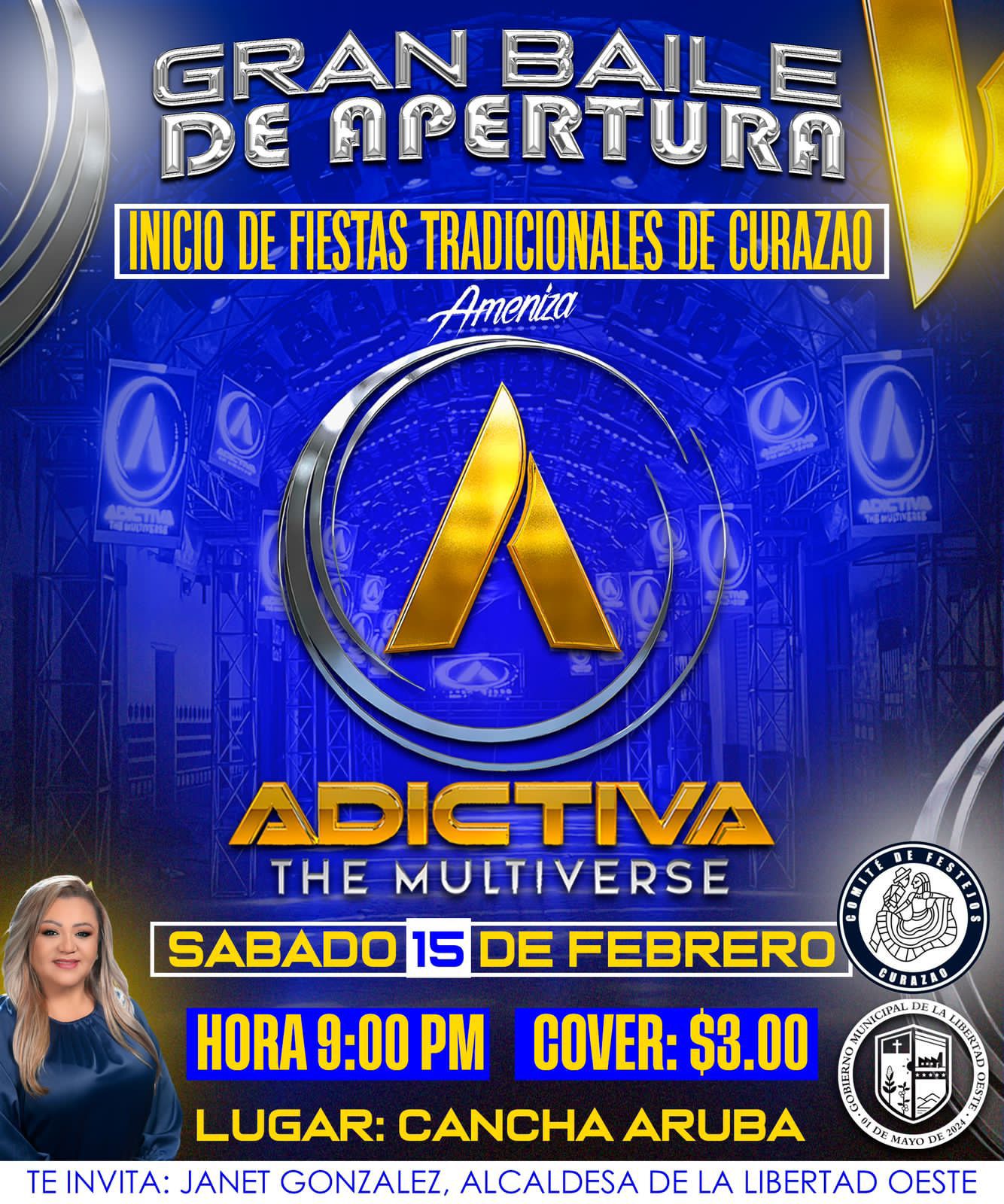 Gran Baile de Apertura de Fiestas Tradicionales de Curazao