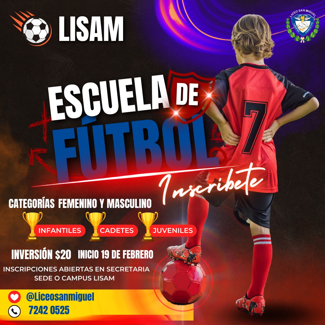 Escuela de Futbol en LISAM 