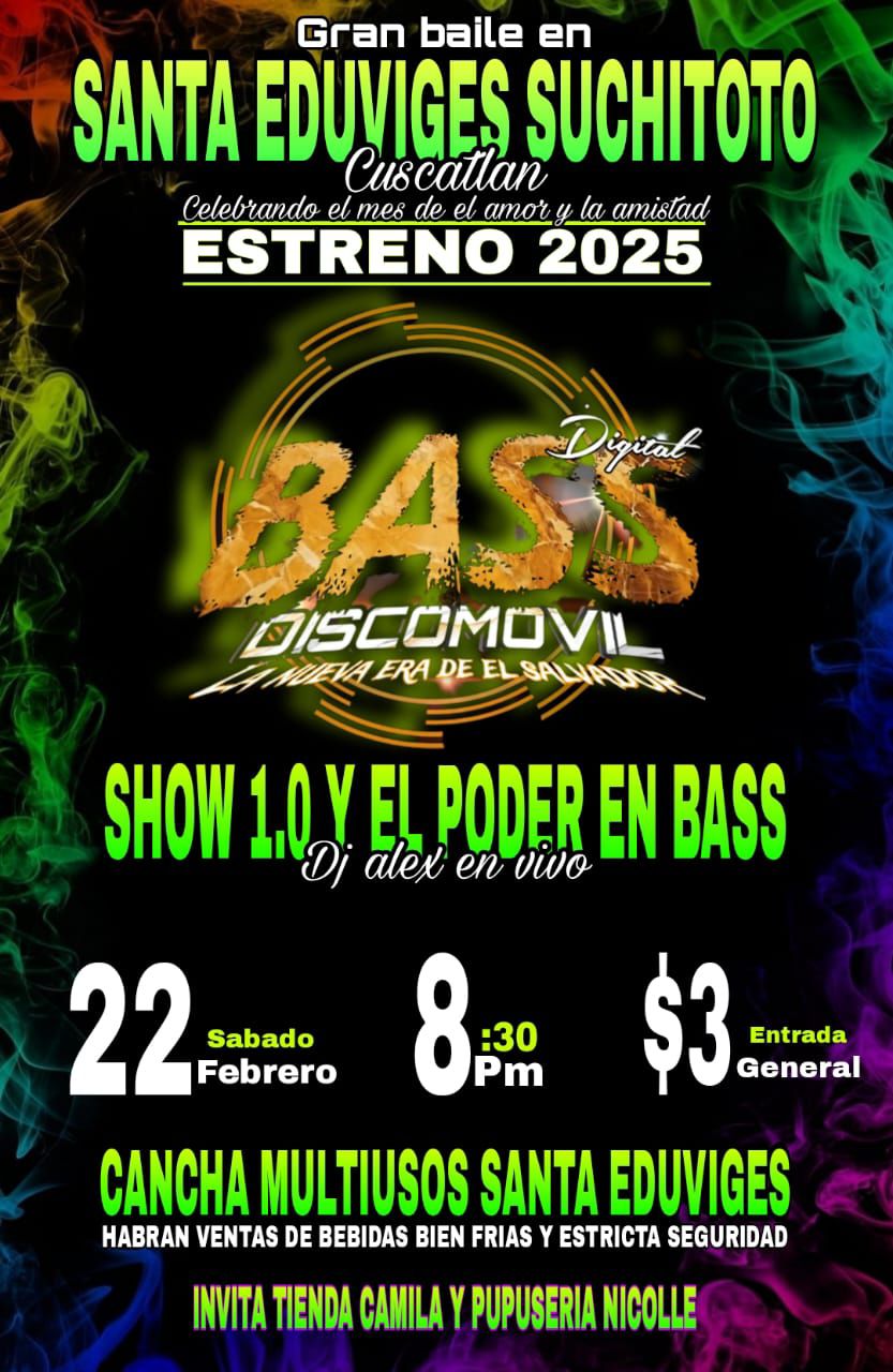 Gran baile en Santa Eduviges Suchitoto 