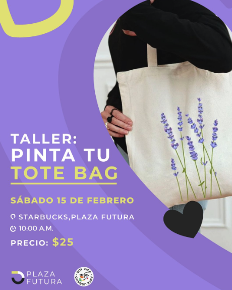 Pinta tu Tote Bag en Plaza Futura 