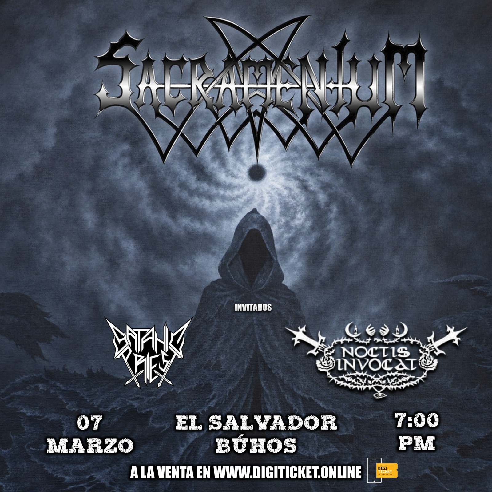 Concierto de Sacramentum en El Salvador 2025 