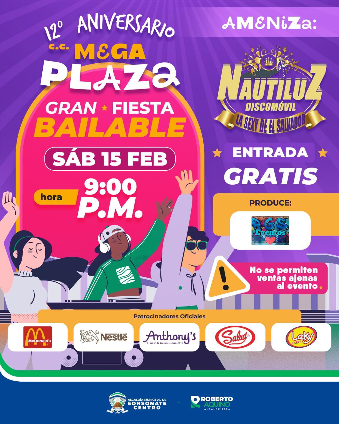  12° Aniversario de C.C. Mega Plaza