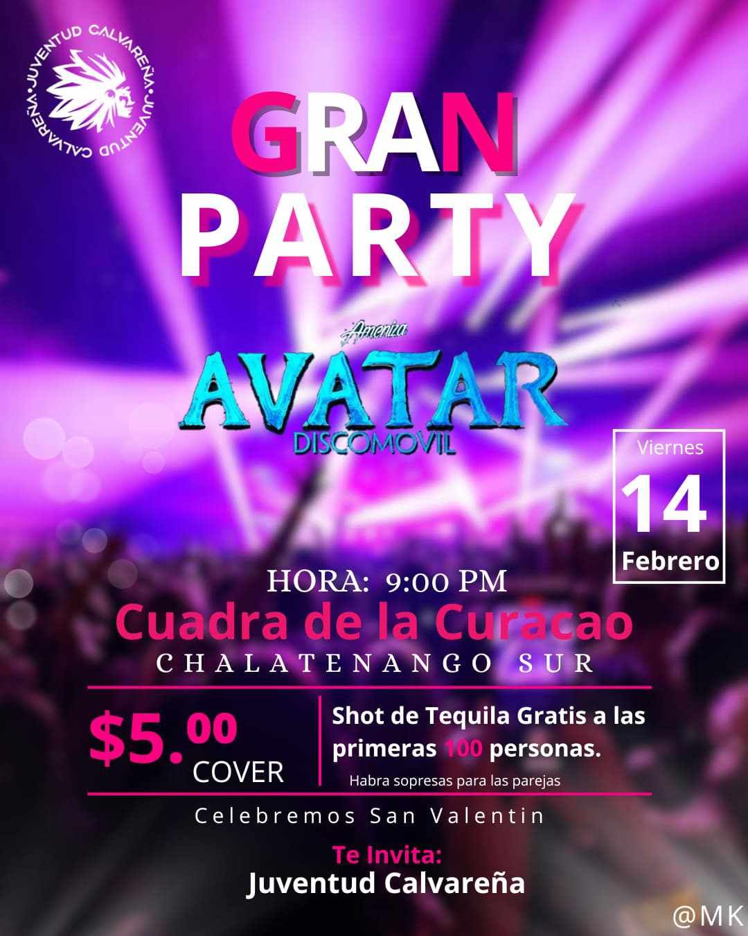 Gran Party en Chalatenango Sur 