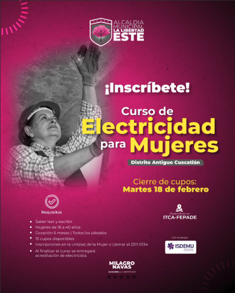 CURSO DE ELECTRICIDAD PARA MUJERES