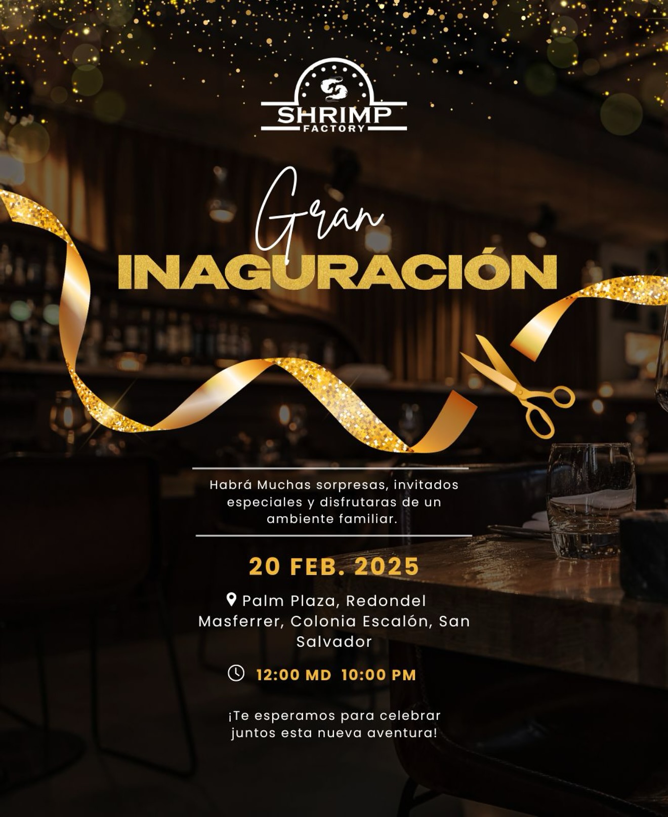 Inauguración de Shrimp Factory 