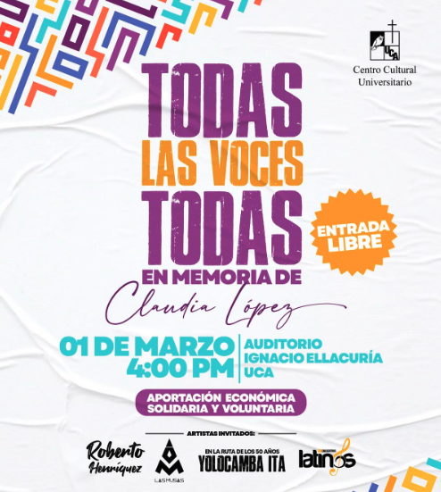 Concierto en homenaje a Claudia López