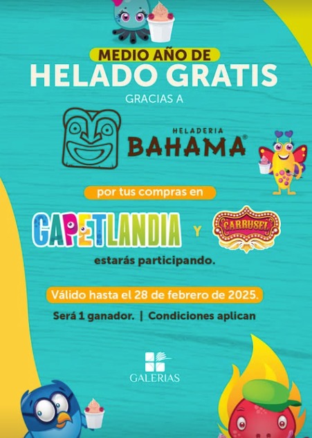 Medio Año de Helado Gratis 