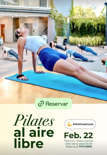Pilates al aire libre