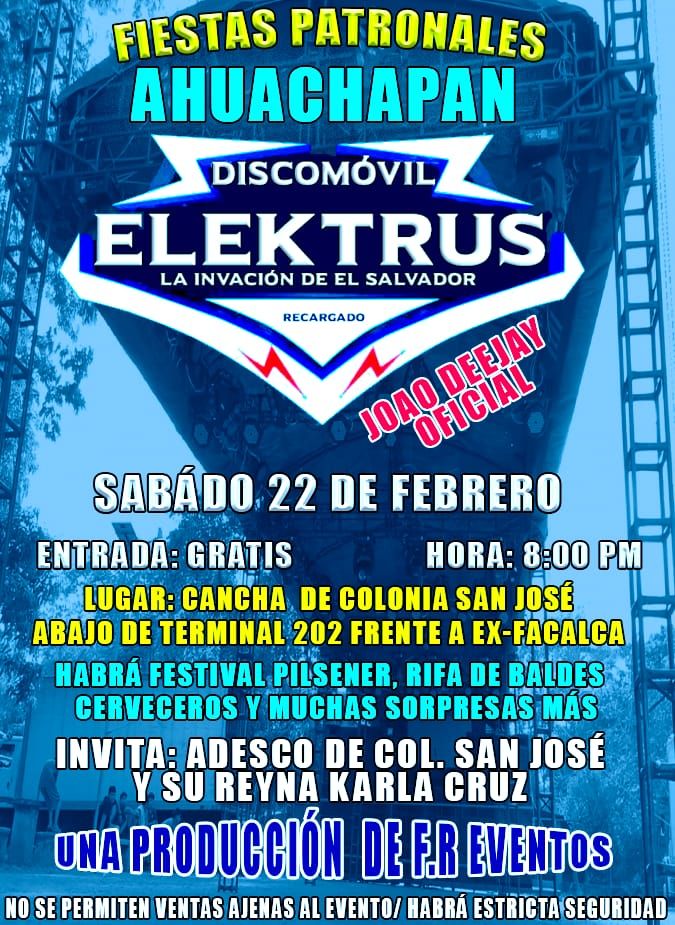 Fiestas Patronales en Ahuachapán 