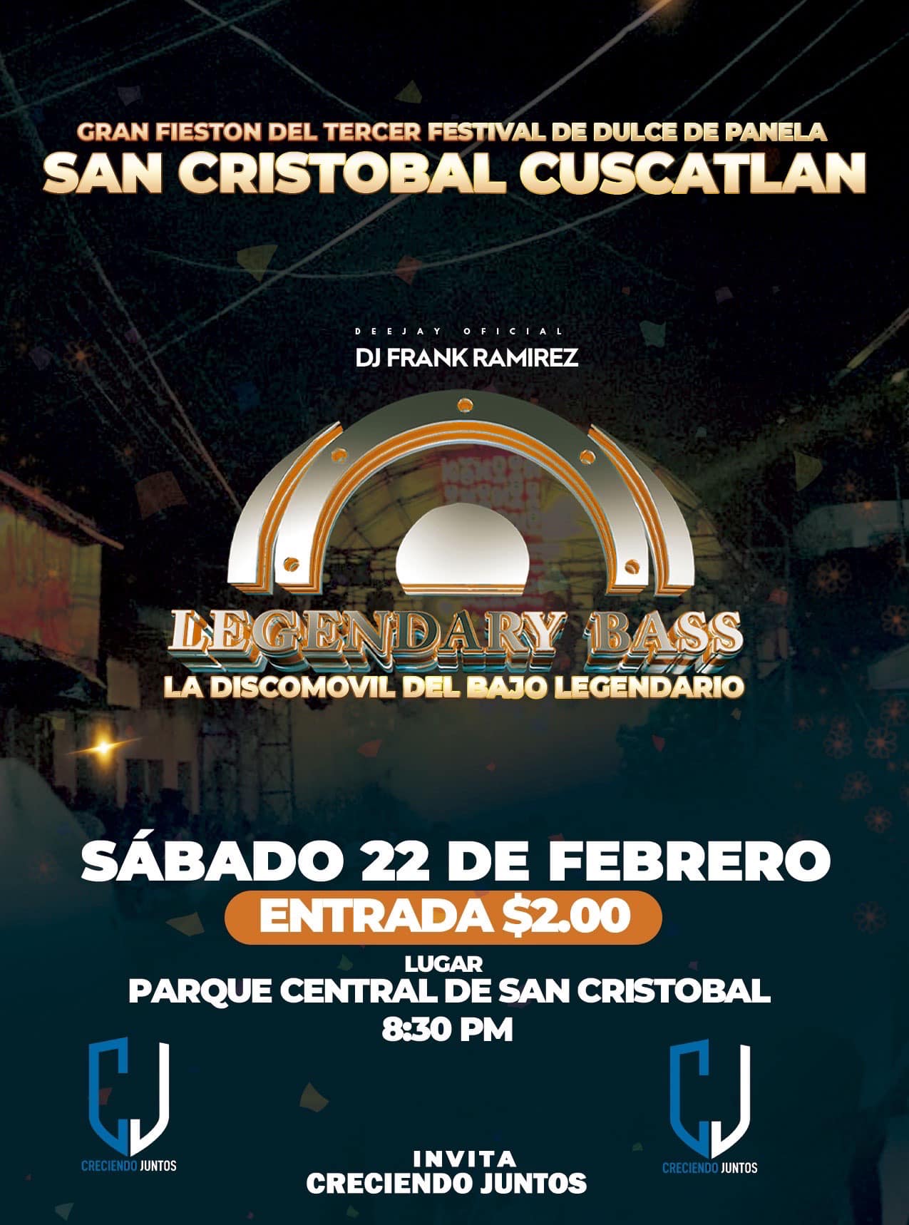 Gra fiestón del tercer festival del duce de panela 