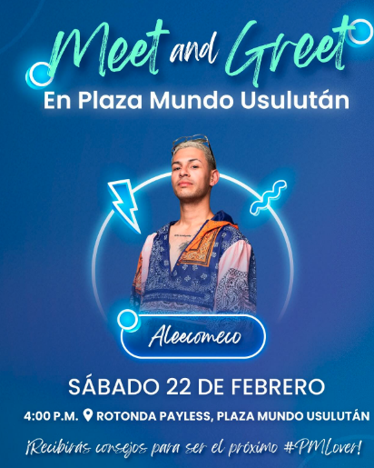 Ven al Meet & Greet Con Aleecomeco