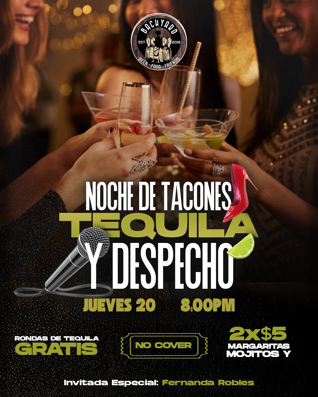 Noche de Tacones Tequila y Despecho 