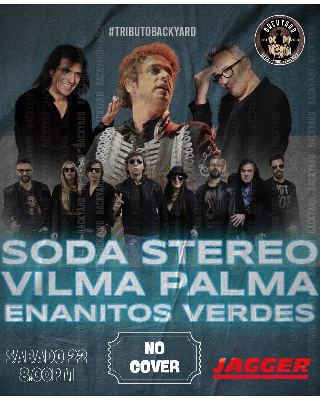 Tributo a Soda Stereo, Vilma Palma y Enanitos Verdes 