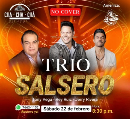 ESPECIAL TRIO SALSERO: TONY VEGA, REY RUIZ Y JERRY RIVERA