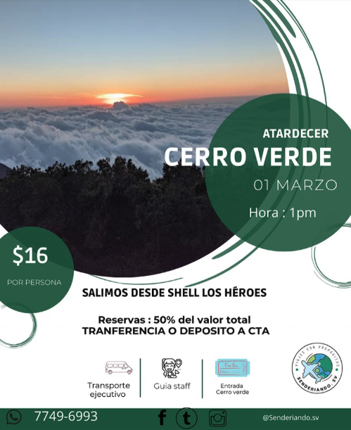 ATARDECER EN EL CERRO VERDE