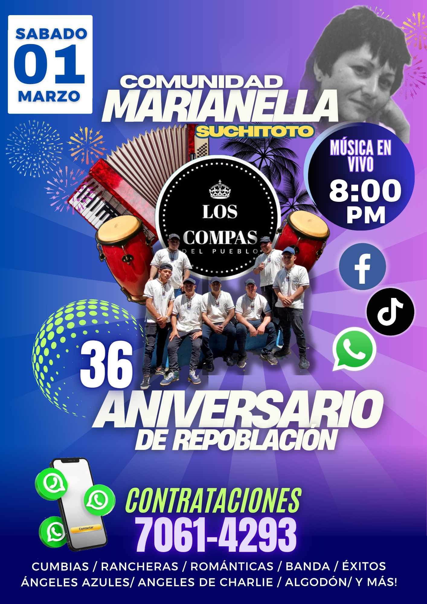 Aniversario de Repoblación en Suchitoto 